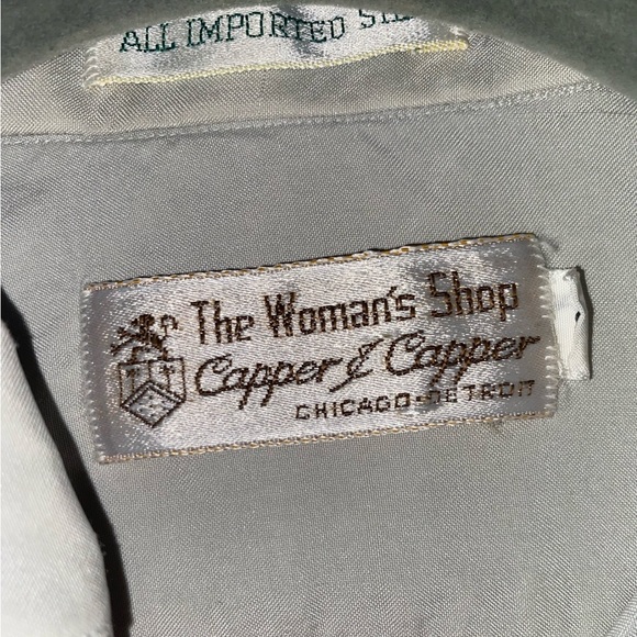 Vintage Capper & Capper Light Gray Button Up - Picture 4 of 11